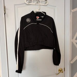 NFL Black and White Women's Bomber Jacket